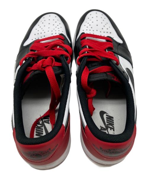 NIKE（ナイキ）NIKE (ナイキ) エアジョーダン1 レトロ ロー OG 'ブラック トゥ' ブラック×ホワイト×レッド サイズ:26.5の古着・服飾アイテム