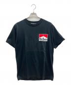 marlboroマルボロ）の古着「90sロゴプリントTシャツ 鈴鹿サーキット　シングルステッチ 　古着」｜ブラック