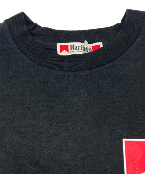 marlboro（マルボロ）marlboro (マルボロ) 90sロゴプリントTシャツ 鈴鹿サーキット　シングルステッチ 　古着 ブラック サイズ:不明の古着・服飾アイテム