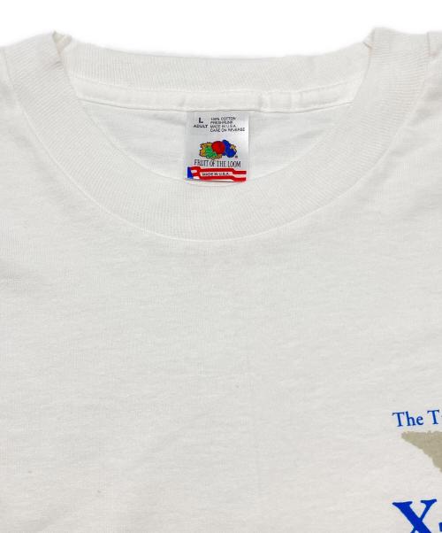FRUIT OF THE LOOM（フルーツオブザルーム）FRUIT OF THE LOOM (フルーツオブザルーム) 80sプリントTシャツ　The X-FILE SECOND SEASON　シングルステッチ ホワイト サイズ:Lの古着・服飾アイテム
