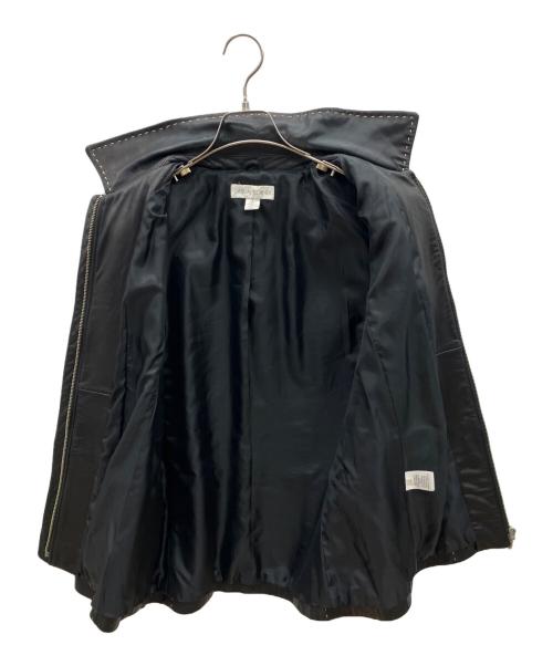 casual corner（カジュアルコーナ）casual corner (カジュアルコーナ) 90sレザージャケット　古着 ブラック サイズ:Sの古着・服飾アイテム