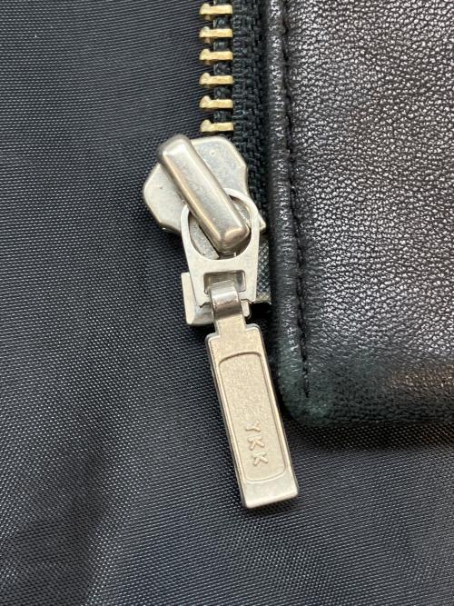 casual corner（カジュアルコーナ）casual corner (カジュアルコーナ) 90sレザージャケット　古着 ブラック サイズ:Sの古着・服飾アイテム