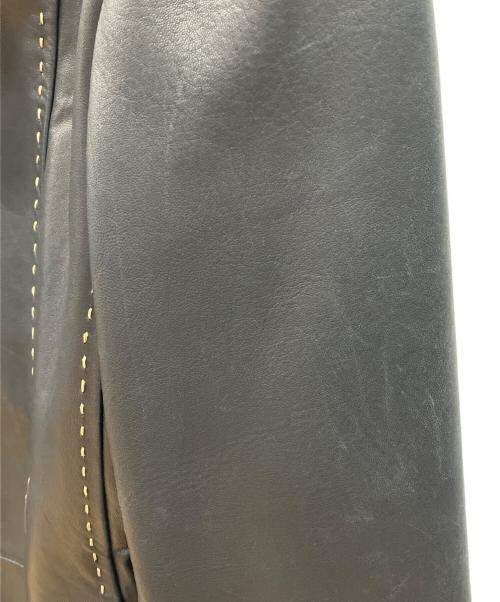 casual corner（カジュアルコーナ）casual corner (カジュアルコーナ) 90sレザージャケット　古着 ブラック サイズ:Sの古着・服飾アイテム