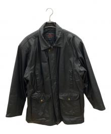 D'HOMME A HOMME（ドムアオム）の古着「90sカウレザージャケット　古着」｜ブラック