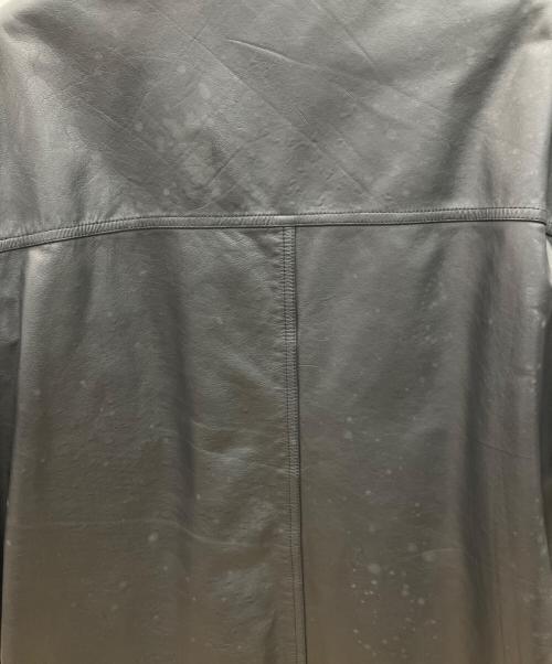 D'HOMME A HOMME（ドムアオム）D'HOMME A HOMME (ドムアオム) 90sカウレザージャケット　古着 ブラック サイズ:Lの古着・服飾アイテム