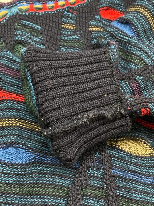 KALAROO（カラルー）KALAROO (カラルー) 厚手ニット　古着 ネイビー サイズ:Lの古着・服飾アイテム