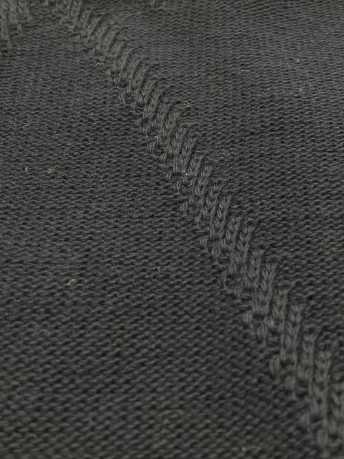 KALAROO（カラルー）KALAROO (カラルー) 厚手ニット　古着 ネイビー サイズ:Lの古着・服飾アイテム