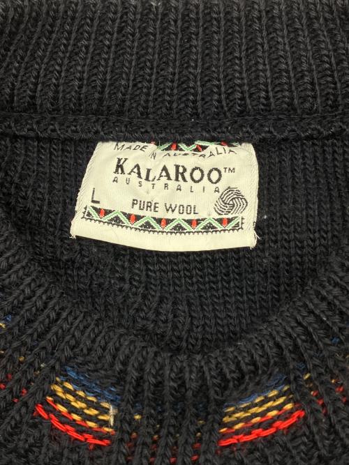 KALAROO（カラルー）KALAROO (カラルー) 厚手ニット　古着 ネイビー サイズ:Lの古着・服飾アイテム