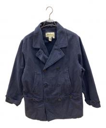 Eddie Bauer（エディーバウアー）の古着「80sコットンダブルジャケット　白タグ　古着」｜ネイビー