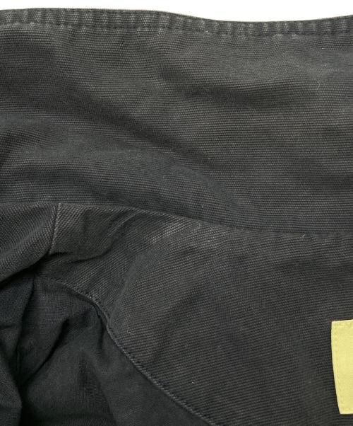 Eddie Bauer（エディーバウアー）Eddie Bauer (エディーバウアー) 80sコットンダブルジャケット　白タグ　古着 ネイビー サイズ:XSの古着・服飾アイテム