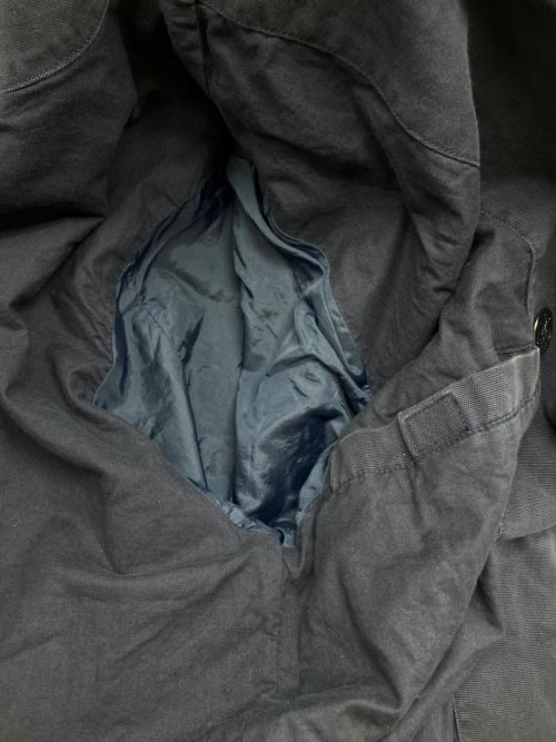 Eddie Bauer（エディーバウアー）Eddie Bauer (エディーバウアー) 80sコットンダブルジャケット　白タグ　古着 ネイビー サイズ:XSの古着・服飾アイテム