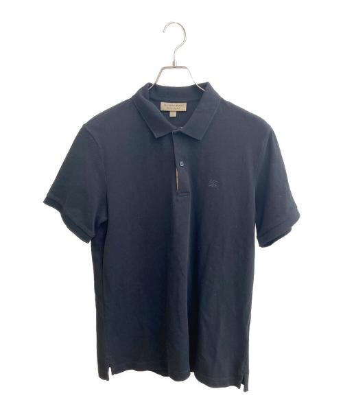 BURBERRY（バーバリー）BURBERRY (バーバリー) ポロシャツ ブラック サイズ:Lの古着・服飾アイテム
