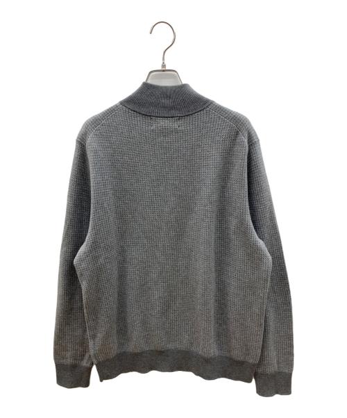 BROOKS BROTHERS（ブルックスブラザーズ）BROOKS BROTHERS (ブルックスブラザーズ) 90sハーフジップニット　古着 グレー サイズ:Ｍの古着・服飾アイテム