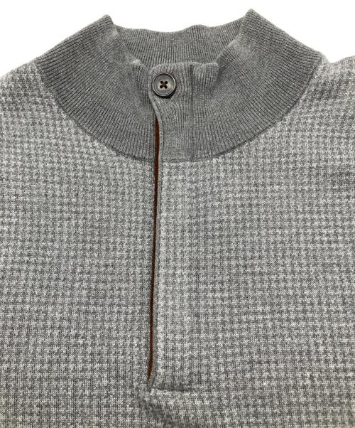 BROOKS BROTHERS（ブルックスブラザーズ）BROOKS BROTHERS (ブルックスブラザーズ) 90sハーフジップニット　古着 グレー サイズ:Ｍの古着・服飾アイテム