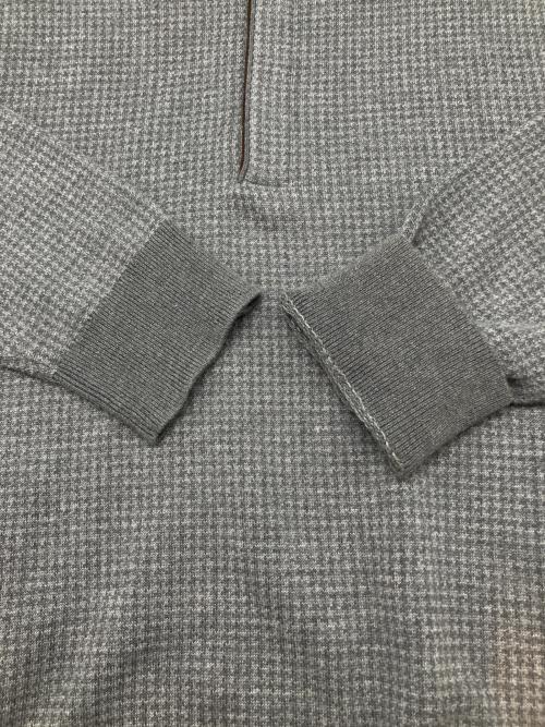 BROOKS BROTHERS（ブルックスブラザーズ）BROOKS BROTHERS (ブルックスブラザーズ) 90sハーフジップニット　古着 グレー サイズ:Ｍの古着・服飾アイテム