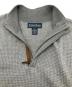 中古・古着 BROOKS BROTHERS (ブルックスブラザーズ) 90sハーフジップニット　古着 グレー サイズ:Ｍ：5000円