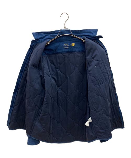 POLO RALPH LAUREN（ポロ・ラルフローレン）POLO RALPH LAUREN (ポロ・ラルフローレン) 中綿ジャケット ブルー サイズ:Lの古着・服飾アイテム