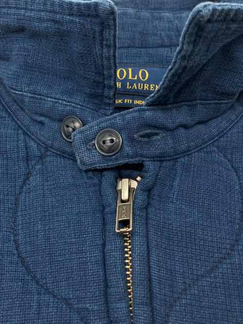 POLO RALPH LAUREN（ポロ・ラルフローレン）POLO RALPH LAUREN (ポロ・ラルフローレン) 中綿ジャケット ブルー サイズ:Lの古着・服飾アイテム