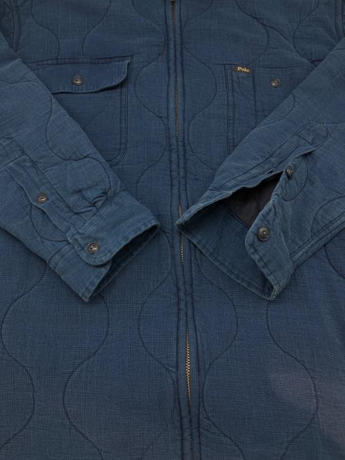POLO RALPH LAUREN（ポロ・ラルフローレン）POLO RALPH LAUREN (ポロ・ラルフローレン) 中綿ジャケット ブルー サイズ:Lの古着・服飾アイテム