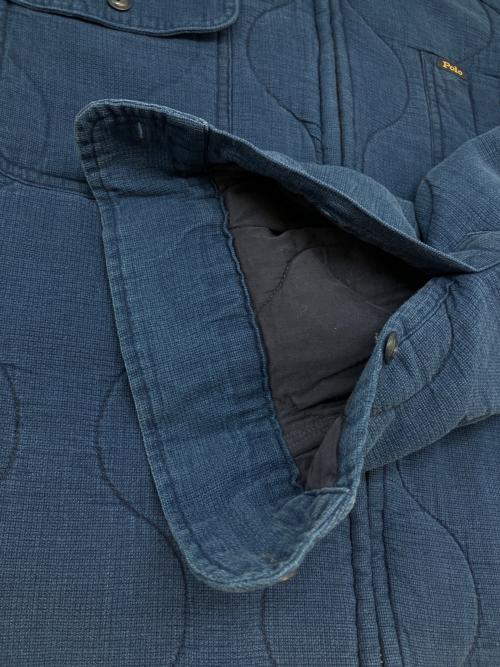 POLO RALPH LAUREN（ポロ・ラルフローレン）POLO RALPH LAUREN (ポロ・ラルフローレン) 中綿ジャケット ブルー サイズ:Lの古着・服飾アイテム