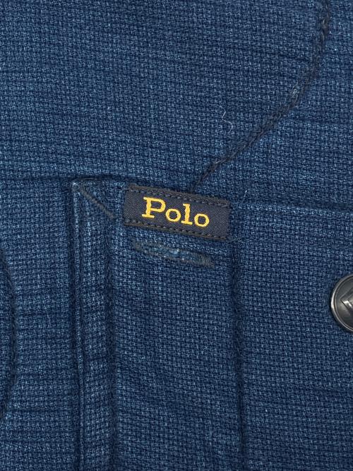 POLO RALPH LAUREN（ポロ・ラルフローレン）POLO RALPH LAUREN (ポロ・ラルフローレン) 中綿ジャケット ブルー サイズ:Lの古着・服飾アイテム