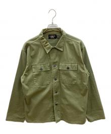 RRL（ダブルアールエル）の古着「ミリタリーシャツ」｜カーキ