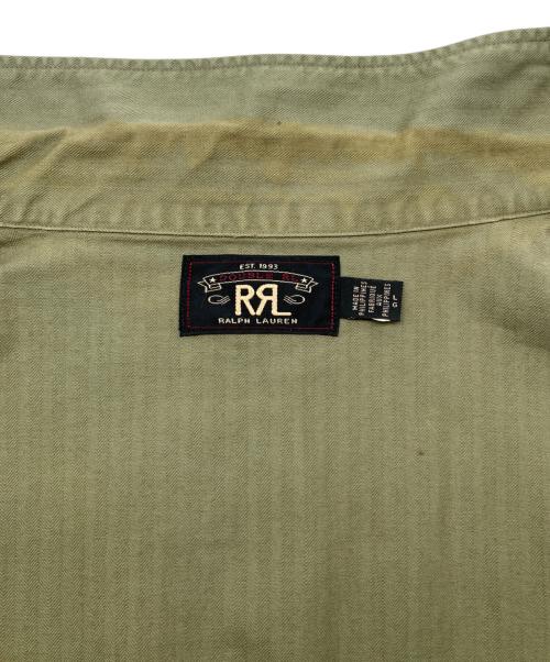 RRL（ダブルアールエル）RRL (ダブルアールエル) ミリタリーシャツ カーキ サイズ:Lの古着・服飾アイテム