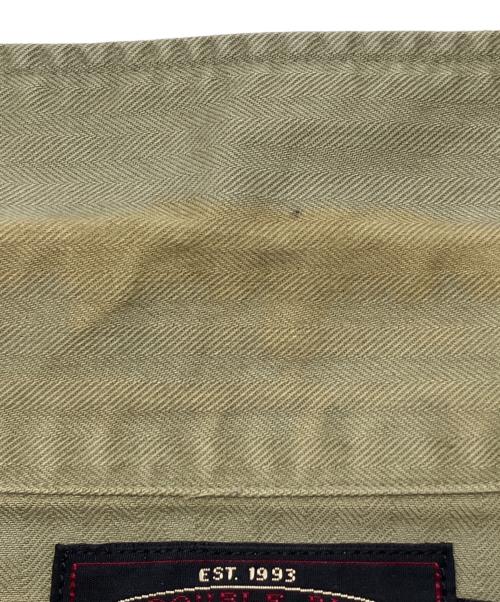 RRL（ダブルアールエル）RRL (ダブルアールエル) ミリタリーシャツ カーキ サイズ:Lの古着・服飾アイテム