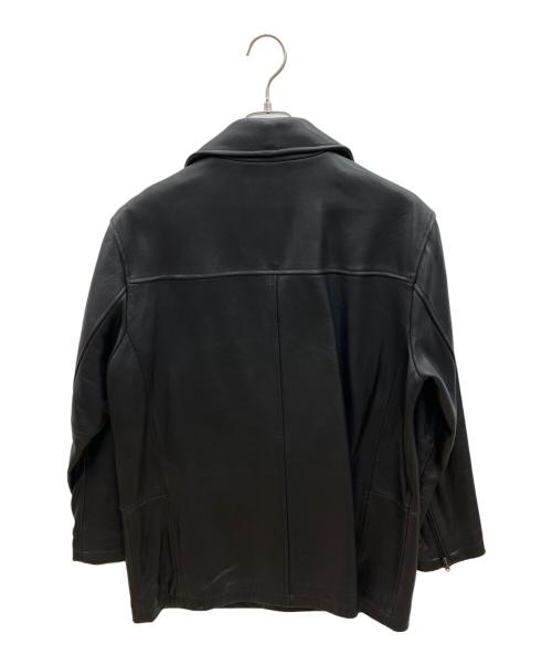 Eddie Bauer（エディーバウアー）Eddie Bauer (エディーバウアー) レザージャケット　シープレザー ブラック サイズ:Ｍの古着・服飾アイテム