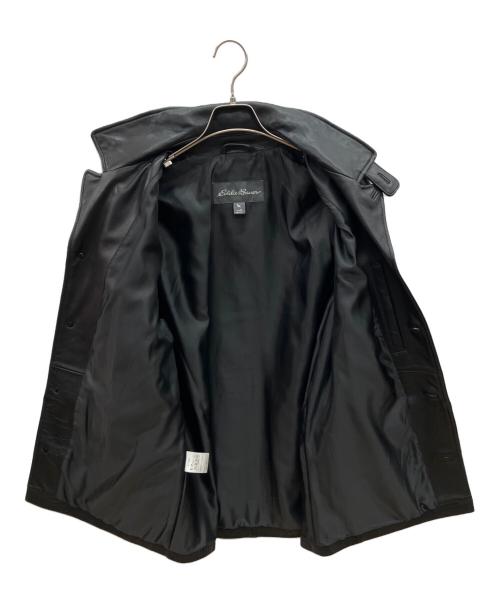 Eddie Bauer（エディーバウアー）Eddie Bauer (エディーバウアー) レザージャケット　シープレザー ブラック サイズ:Ｍの古着・服飾アイテム