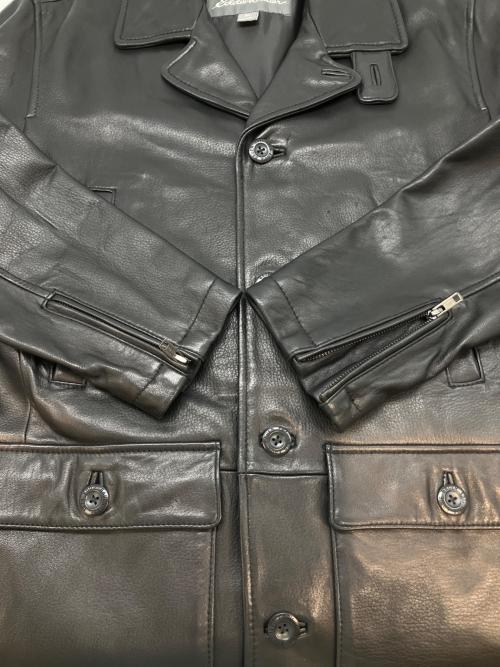 Eddie Bauer（エディーバウアー）Eddie Bauer (エディーバウアー) レザージャケット　シープレザー ブラック サイズ:Ｍの古着・服飾アイテム