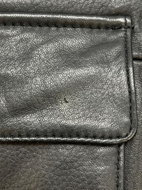 Eddie Bauer（エディーバウアー）Eddie Bauer (エディーバウアー) レザージャケット　シープレザー ブラック サイズ:Ｍの古着・服飾アイテム