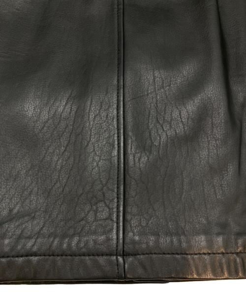 Eddie Bauer（エディーバウアー）Eddie Bauer (エディーバウアー) レザージャケット　シープレザー ブラック サイズ:Ｍの古着・服飾アイテム