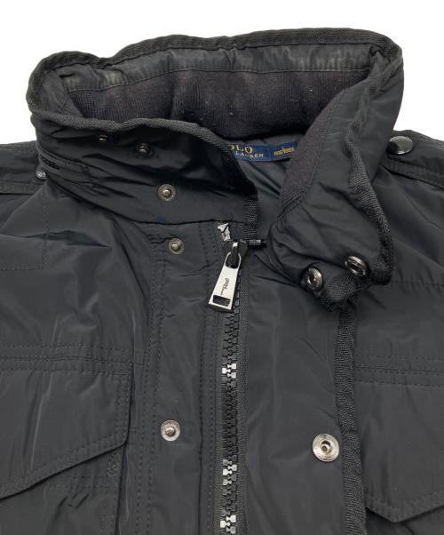 POLO RALPH LAUREN（ポロ・ラルフローレン）POLO RALPH LAUREN (ポロ・ラルフローレン) フーデッドジャケット ブラック サイズ:Lの古着・服飾アイテム