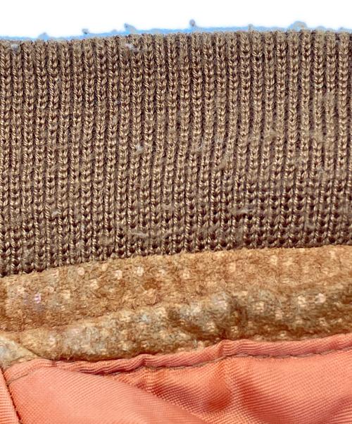 BUGLE BOY（ビューグルボーイ）BUGLE BOY (ビューグルボーイ) ボンバージャケット　古着 ライトブラウン サイズ:Lの古着・服飾アイテム