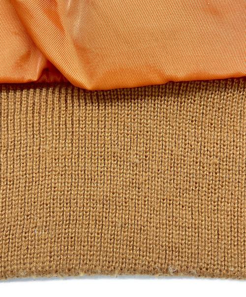 BUGLE BOY（ビューグルボーイ）BUGLE BOY (ビューグルボーイ) ボンバージャケット　古着 ライトブラウン サイズ:Lの古着・服飾アイテム