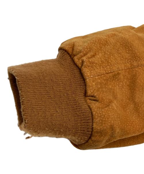 BUGLE BOY（ビューグルボーイ）BUGLE BOY (ビューグルボーイ) ボンバージャケット　古着 ライトブラウン サイズ:Lの古着・服飾アイテム