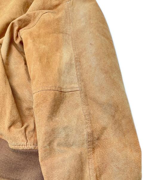 BUGLE BOY（ビューグルボーイ）BUGLE BOY (ビューグルボーイ) ボンバージャケット　古着 ライトブラウン サイズ:Lの古着・服飾アイテム