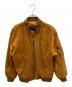 BUGLE BOY（ビューグルボーイ）の古着「ボンバージャケット　古着」｜ライトブラウン