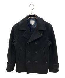 BEAUTY&YOUTH UNITED ARROWS（ビューティーアンドユースユナイテッドアローズ）の古着「メルトンPコート」｜ネイビー