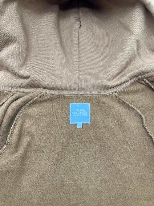 THE NORTH FACE（ザ ノース フェイス）THE NORTH FACE (ザ ノース フェイス) ジップパーカー ライトブラウン×ホワイト サイズ:Ｍの古着・服飾アイテム