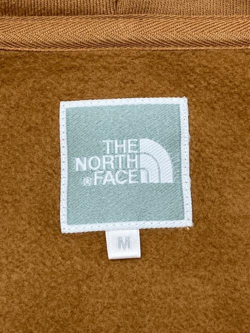 THE NORTH FACE（ザ ノース フェイス）THE NORTH FACE (ザ ノース フェイス) ジップパーカー ライトブラウン×ホワイト サイズ:Ｍの古着・服飾アイテム