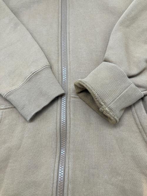 THE NORTH FACE（ザ ノース フェイス）THE NORTH FACE (ザ ノース フェイス) ジップパーカー ライトブラウン×ホワイト サイズ:Ｍの古着・服飾アイテム