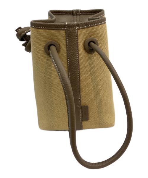 VASIC（ヴァジック）VASIC (ヴァジック) Bond Mini ハンドバッグ ベージュの古着・服飾アイテム