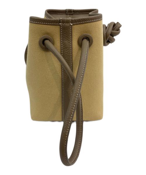 VASIC（ヴァジック）VASIC (ヴァジック) Bond Mini ハンドバッグ ベージュの古着・服飾アイテム