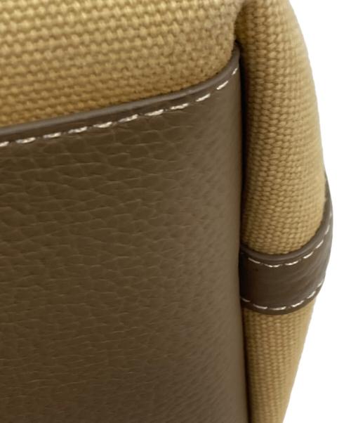 VASIC（ヴァジック）VASIC (ヴァジック) Bond Mini ハンドバッグ ベージュの古着・服飾アイテム