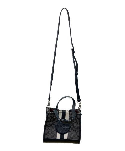 COACH（コーチ）COACH (コーチ) シグネチャー　デンプシートート ブラックの古着・服飾アイテム