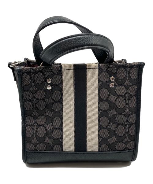 COACH（コーチ）COACH (コーチ) シグネチャー　デンプシートート ブラックの古着・服飾アイテム