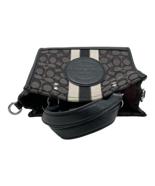 COACH（コーチ）COACH (コーチ) シグネチャー　デンプシートート ブラックの古着・服飾アイテム