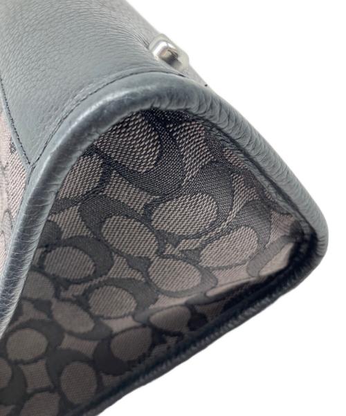 COACH（コーチ）COACH (コーチ) シグネチャー　デンプシートート ブラックの古着・服飾アイテム